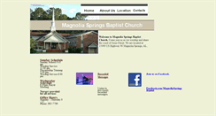 Desktop Screenshot of magnoliaspringsbaptist.com